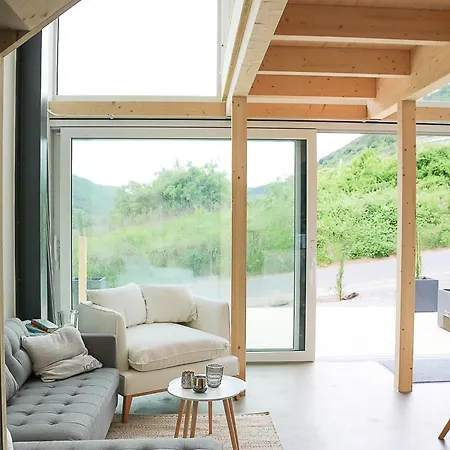 Mosel - Design-ferienhaeuser - Terrasse Und Traumblick, Naehe Cochem - Direkt Am Weinberg, Mitte Mit Sauna Pommern